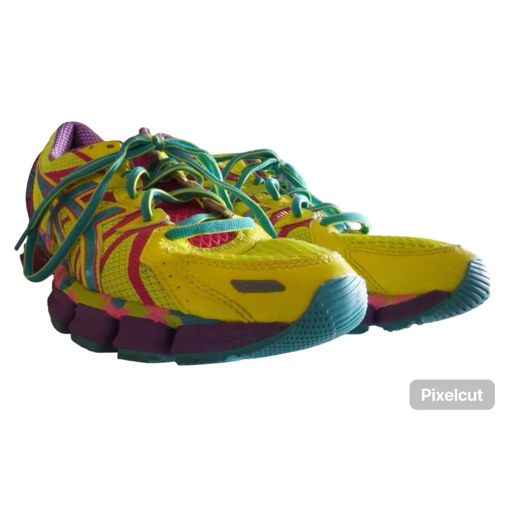 Asics Gel-Sendai 3 T693N Women's Sneakers 9 Multicolor Athletic Running Shoes - Picture 2 of 10